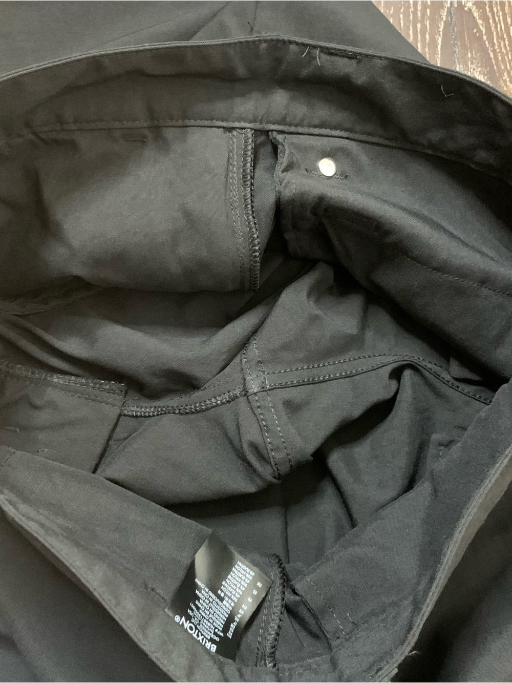 Brixton Mens black crossover nylon choice standard fit pants 30 NWT - Picture 10 of 11